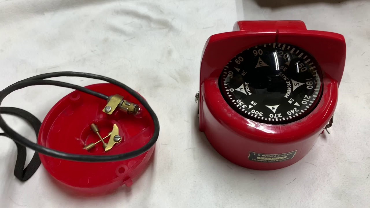 New Red Ritchie Explorer Model 15 Compass YouTube