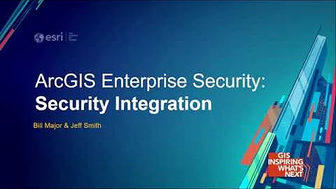ArcGIS Enterprise Security: Security Integration