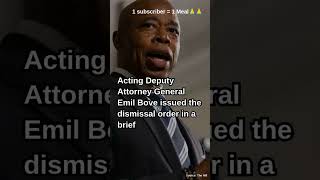 DOJ orders prosecutors to drop charges against NYC Mayor Eric Adams