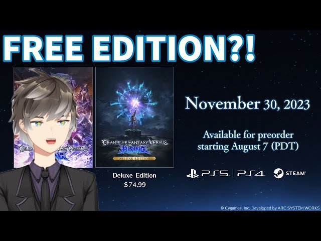 Granblue Fantasy Versus: Rising Finally Gets a November Release Date, Free  Version Announced