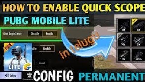 HOW TO ENABLE FBB MODE AND QUICK SCOPE IN PUBG LITE 0.19.0||FBB MODE||QUICK SCOPE