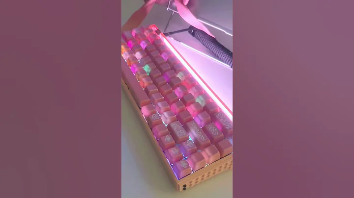 The Pink Dragon Ceramic Keycap Brings a Fresh Spring Typing Vibe