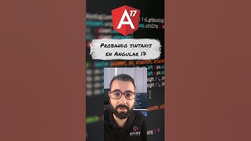 Angular 17 NUEVA sintaxis en template 🔝 #shorts #angular