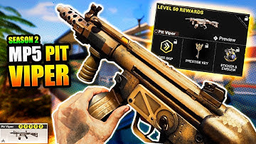MP5 PIT VIPER Prestige Level 50 Blueprint OP Class Setup! (Season 2 Reward - Black Ops Cold War)