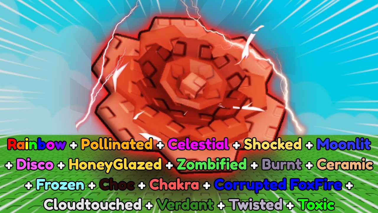 جربت أحط كل التطويرات على وردة الشر في ماب المزرعة! | Grow A Garden