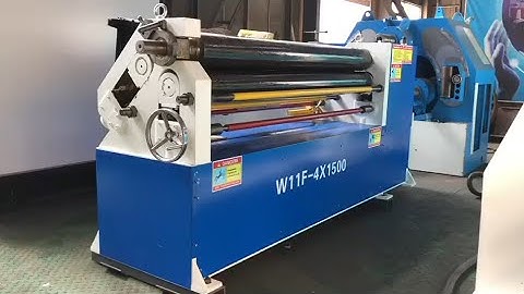 ¼” Plate Roller for Sale, Steel Plate Rolling Machine, Sheet Metal Rolling Machine