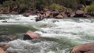 Jeremy in Hell's Half Mile rapid