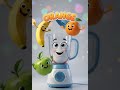 Fruits & Colors Surprise Mixer! 🍓👶 | Learn Colors for Toddlers #shorts