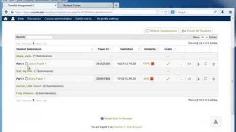 How to Comment on a Turnitin Assignment in iLearn 2.5
