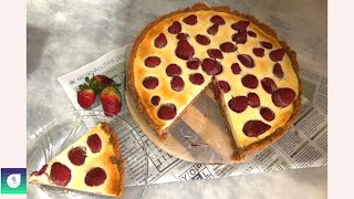 طريقة اسهل تشيز كيك بالفراولة الموسمية? ?|The easiest cheesecake with seasonal strawberries??