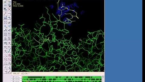 Performing a side chain prediction on residues with poor density fit
