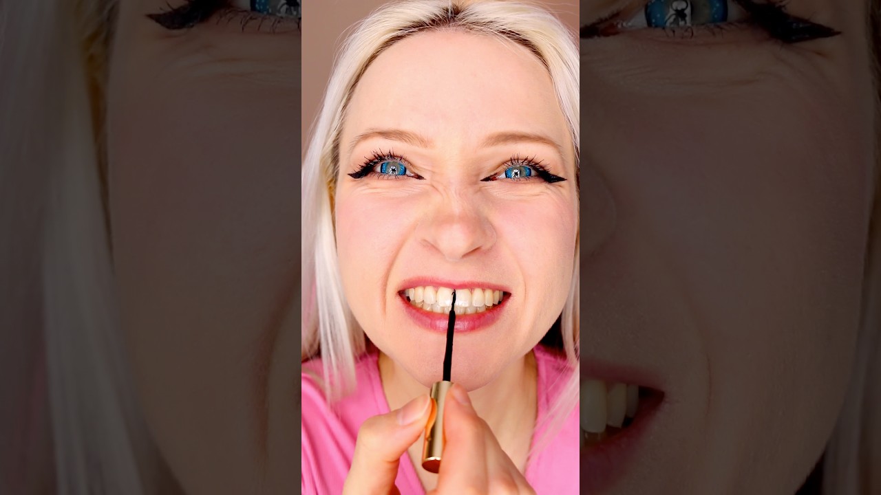 Делаем щербинку 🚀🌋💖 #красота #макияж