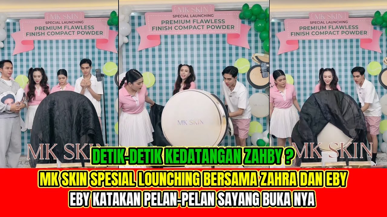 WOW SERU❗️MK SKIN SPESIAL LOUNCHING UNDANG PASANGAN ZAHBY, EBY KATAKAN PELAN-PELAN SAYANG⁉️
