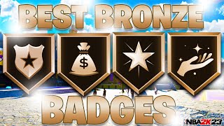 THESE BRONZE BADGES ARE BETTER THAN HALL OF FAME BADGES!  SAVE YOUR BADGES POINTS! NBA2K23