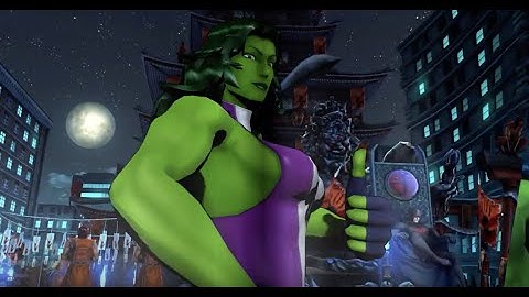 She-Hulk, Doctor Doom, Hulk vs Thor, Chun Li, Felicia - ULTIMATE MARVEL VS. CAPCOM 3