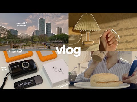 life in manila 🚍 tech haul, commuting alone, errands day, unboxing airpods 3, self-care vlog