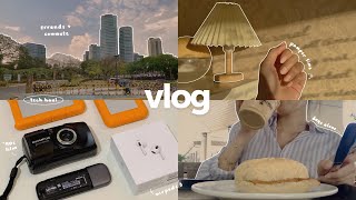 romanticizing life in the city 🚍 commute day, Airpods 3, tech haul unboxing, self-care vlog