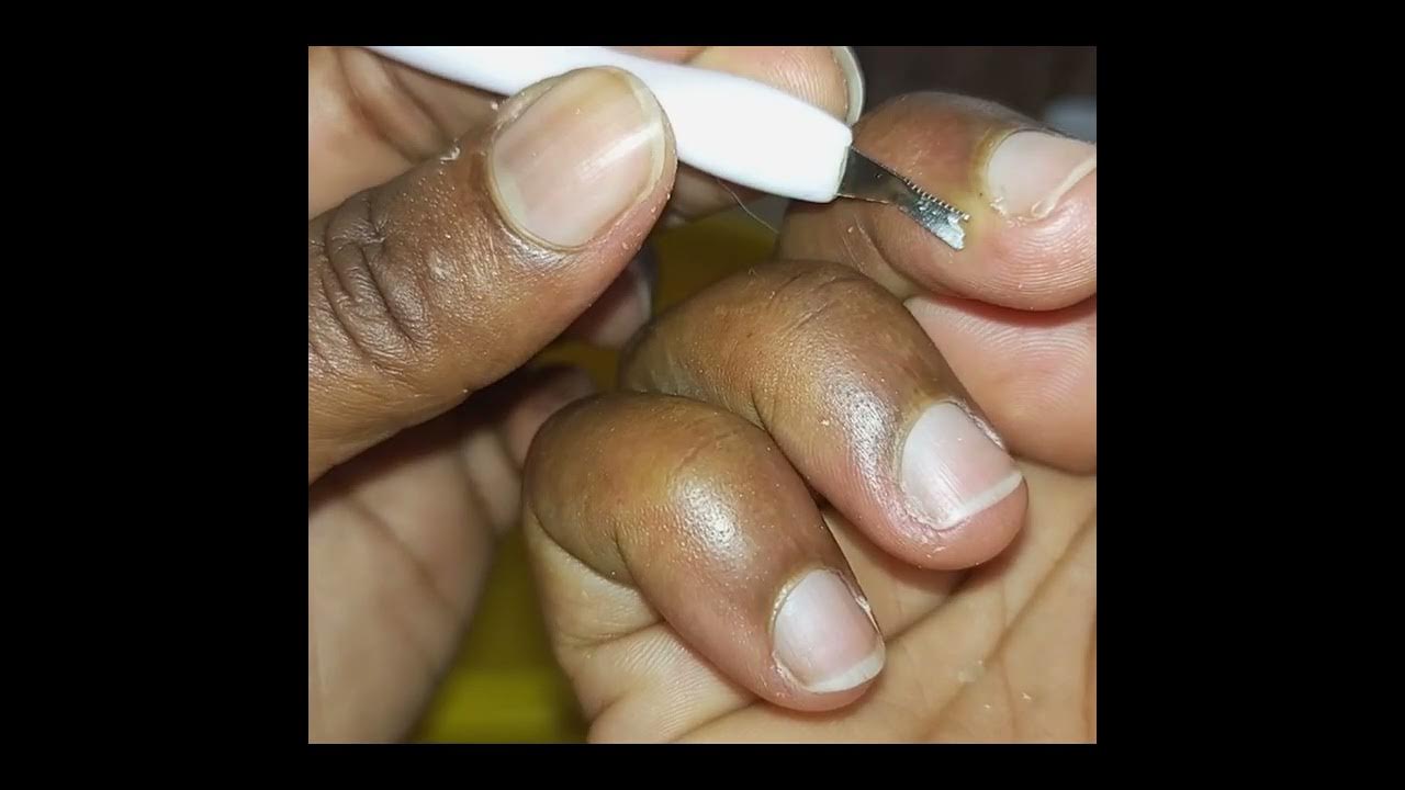 step by step how to cut nails cuticles, no cuticle remover at home