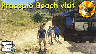 Michaels family goes to Procopio Beach | GTA V roleplaying