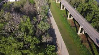 East Dubuque Boat Ramp Drone Footage