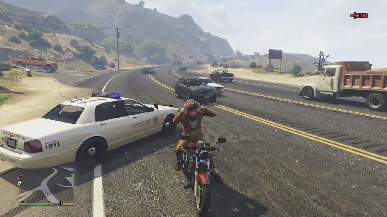 Grand Theft Auto V PS5 Free-roam gameplay #732