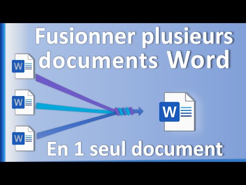 Fusionner plusieurs documents Word en un seul document – Tutoriel Microsoft Word