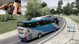 HINO RK8 Persatuan Motor Horas Bus | PKU Map | ETS2 Indonesia | Logitech G29