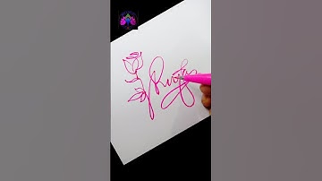 Beautiful calligraphy signature for you #writing #video #art #calligraphy #name #artist #handwriting