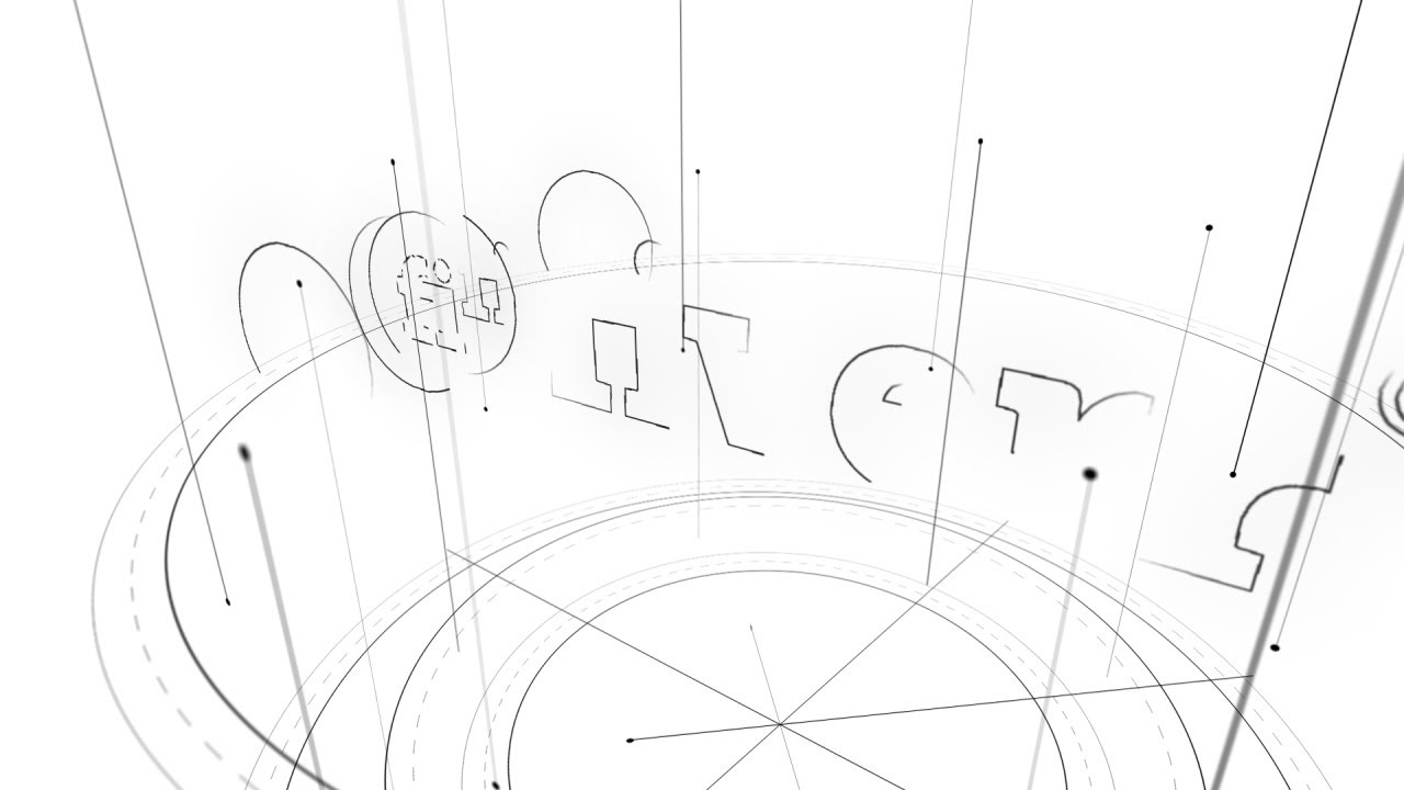 Geometric Sketch Reveal Logo Video 02