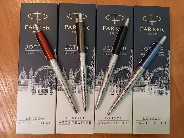 Parker pen Jotter London Architecture Unboxing complete collection