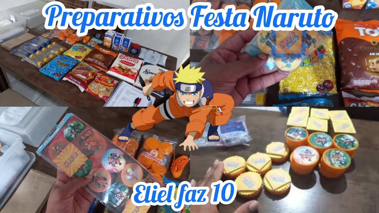 Preparativos Festa NARUTO | Eliel faz 10 | Parte 1 #festanaruto #preparativosdefesta #festasimples