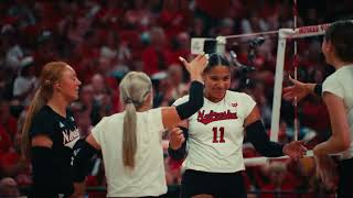 Passed the test ☝️ | Nebraska Volleyball vs. Georgia Tech Cinematic Recap