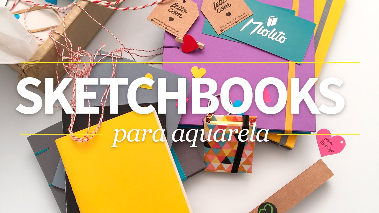 Sketchbooks para Aquarela