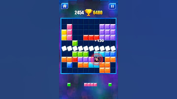 ASMR Tetris Block Puzzle Gameplay #shorts #asmr #relaxing #satisfying #54
