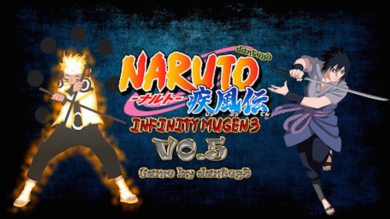 Naruto Infinity Mugen 3 - Naruto vs. Kiba, Sasuke vs. Eight-Tails ...