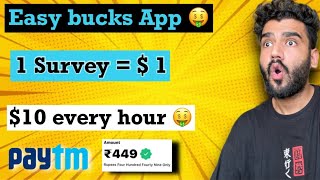 How to earn money from easy bucks app | New earning app 2023 screenshot 3