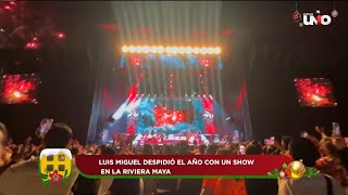 Luis Miguel Crónica año nuevo mayakoba ventaneando 01 01 24 tv azteca