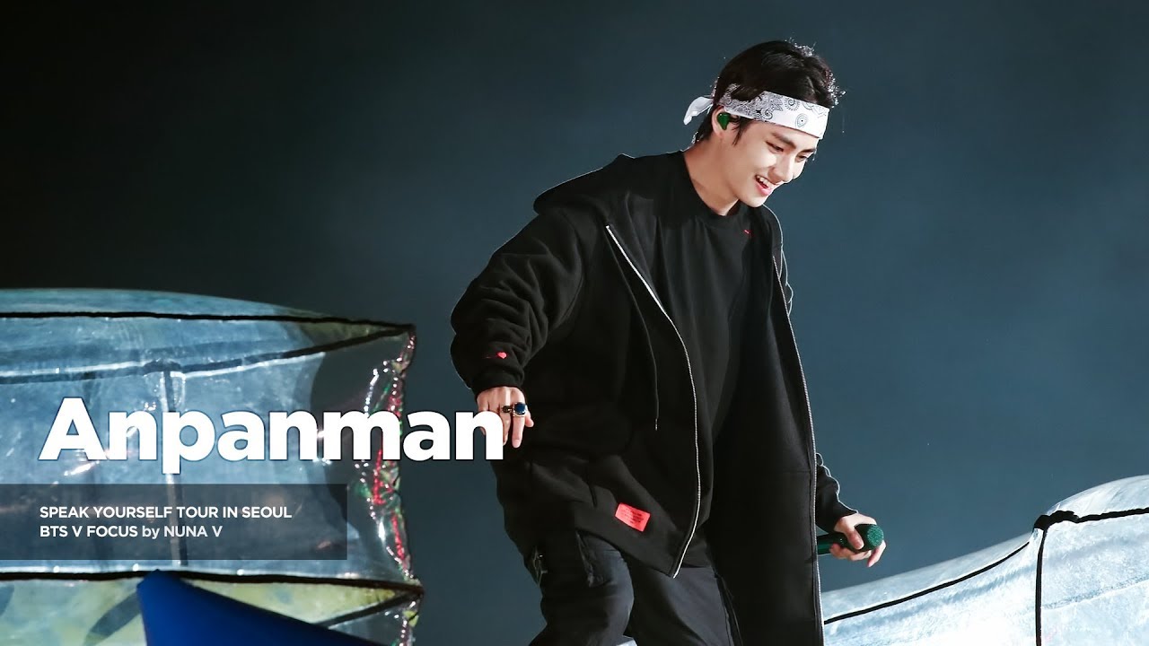 191027 SPEAK YOURSELF the FINAL in SEOUL - 앙팡맨(ANPANMAN) / BTS V / 방탄소년단 뷔 (4K fancam)