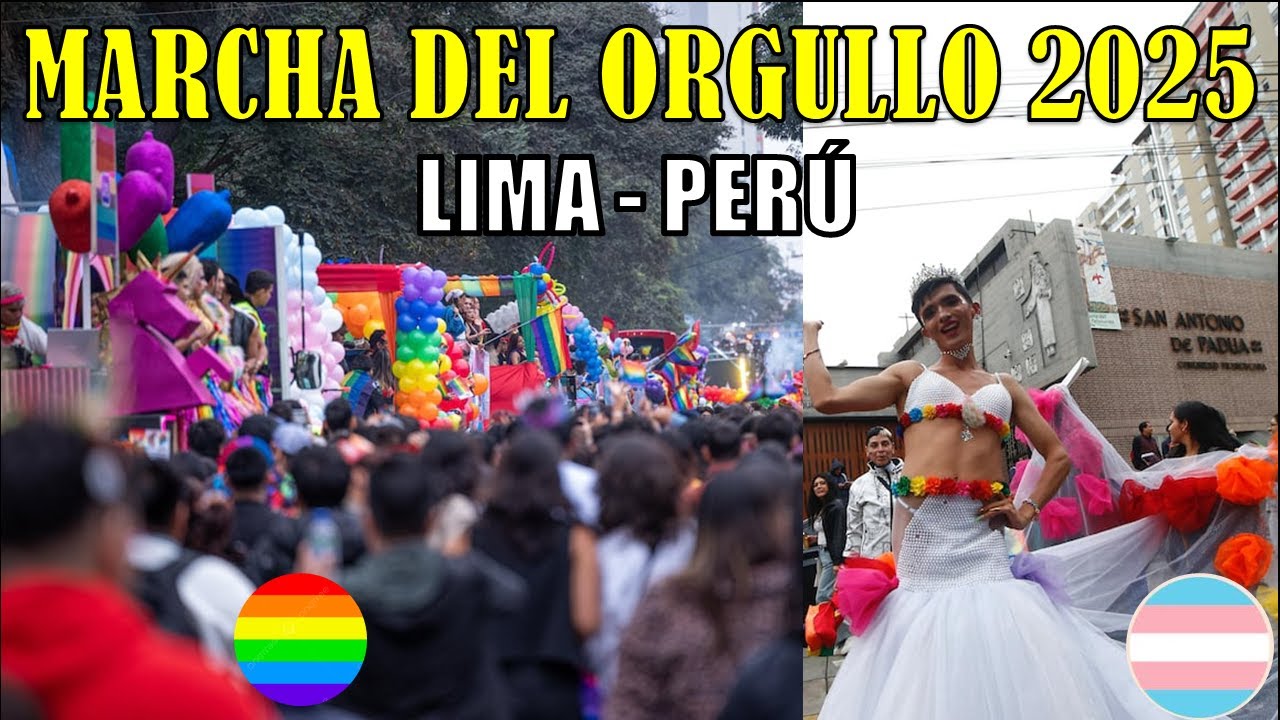 MARCHA DEL ORGULLO LIMA PERU 2025 | LGBTIQ+ | MARCHA LGBT GAY 🏳️‍🌈 | PRIDE LIMA PERU 2025 🌈❤️