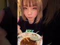 【Tiktok】深夜にラーメンをすする美少女、、
