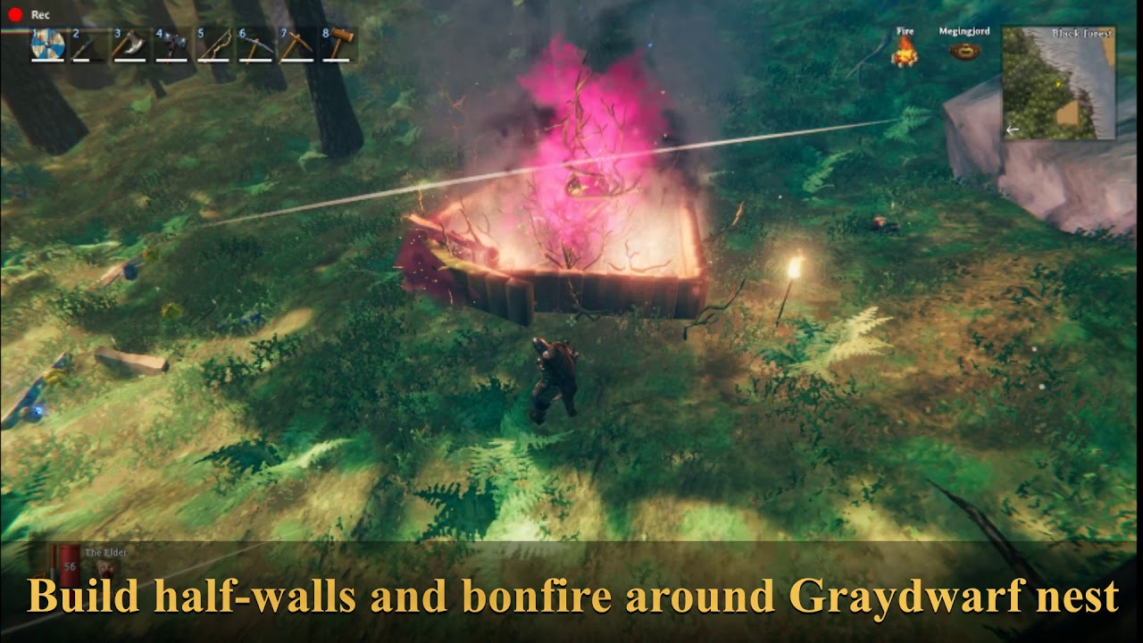 Valheim: FARMING RESIN (and Graydwarf) - the Easy way