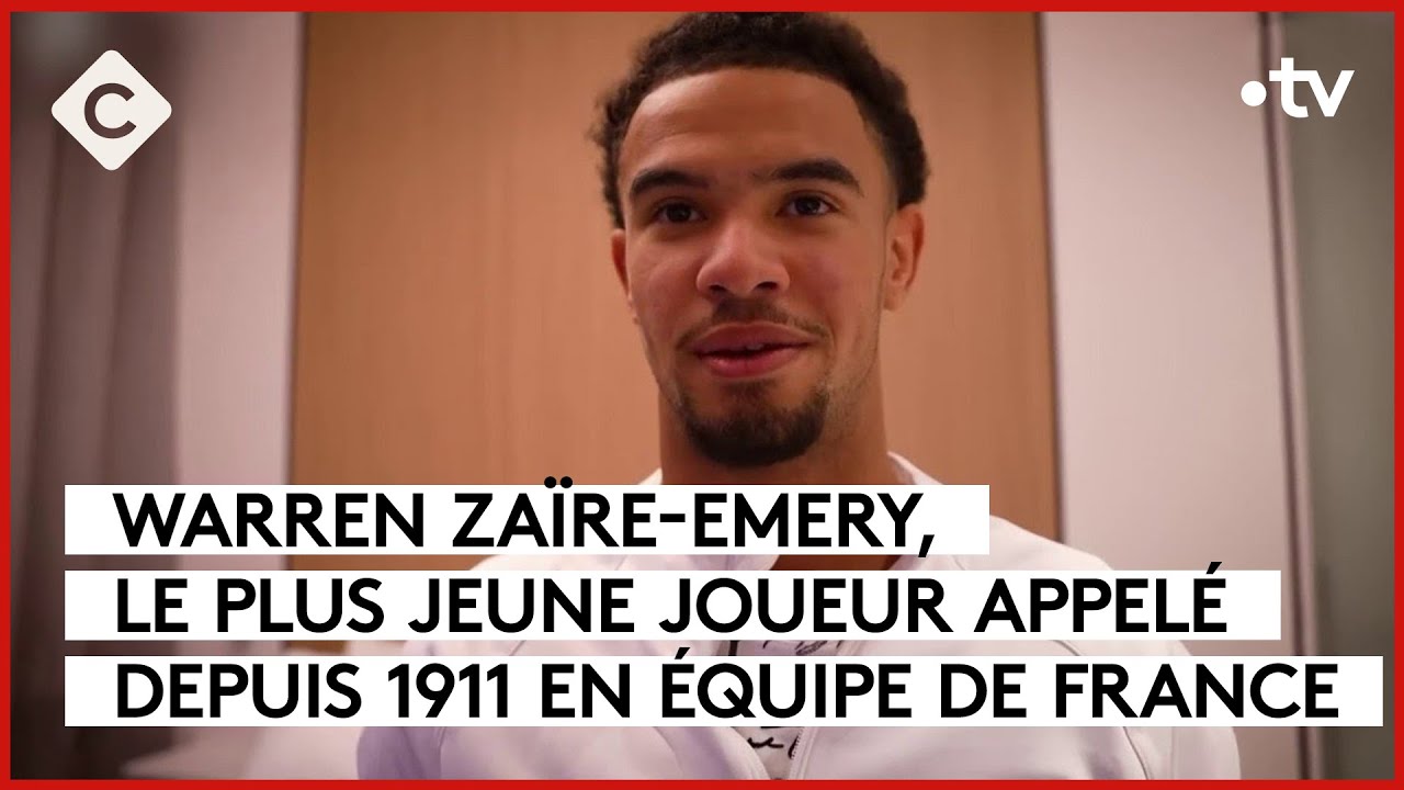 Warren Zaïre-Emery, le nouveau phénomène des Bleus - La Story - C à Vous - 10/11/2023
