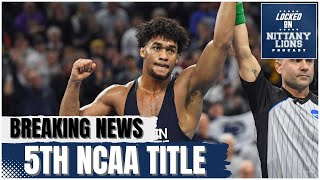 Reaction: Carter Starocci & Penn State wrestling make HISTORY with 5th NCAA title win!