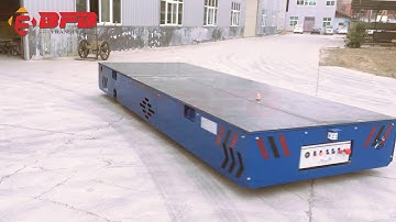 20 Tons Compound Steerable Transfer Trolley,Battery Powered Steerable Transfer Cart