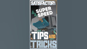 Place belts faster in Satisfactory! #shorts #satisfactory #tips #gaming