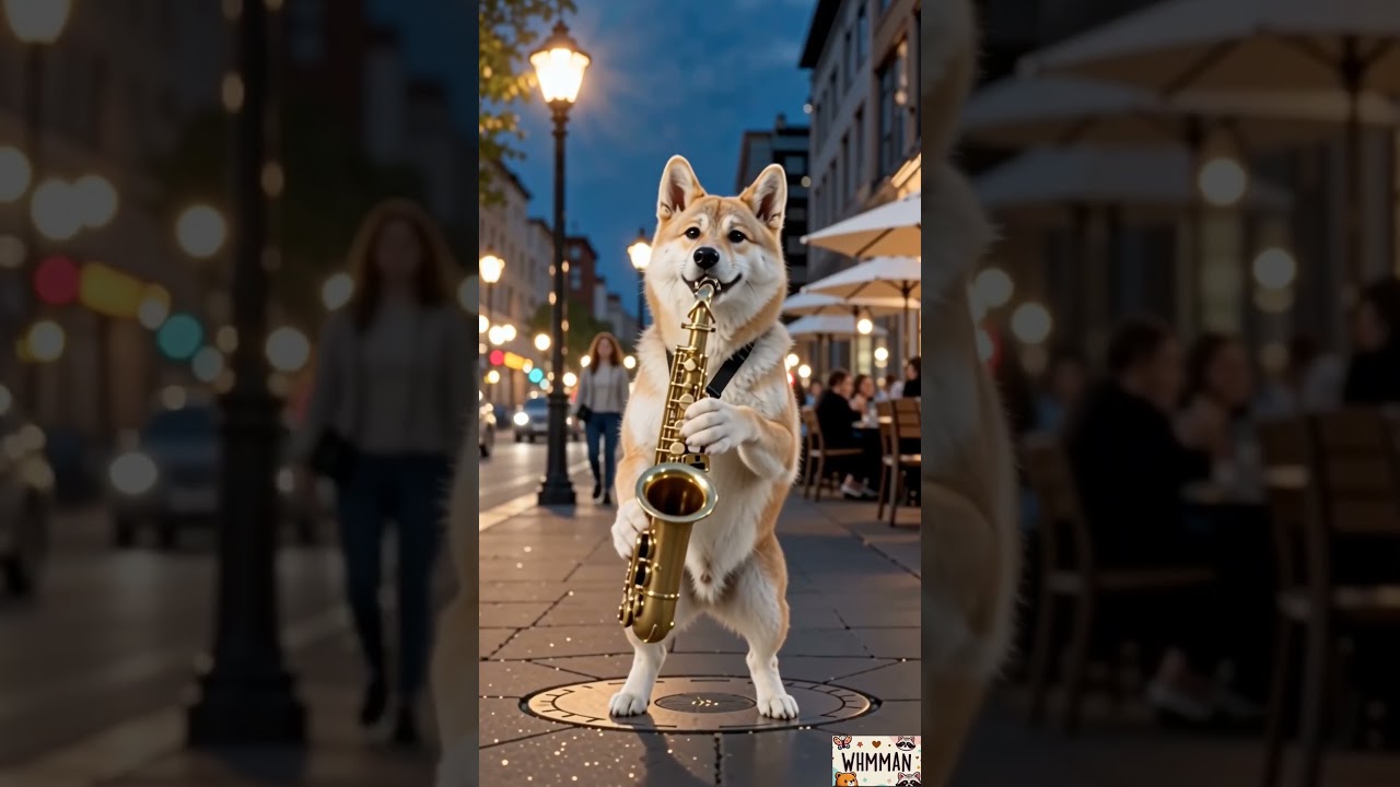 🎷 Midnight Jazz Soul, Cute Little Animal Saxophone Performance | 深夜爵士靈魂 可愛小動物的薩克斯風演奏時刻 🎶✨