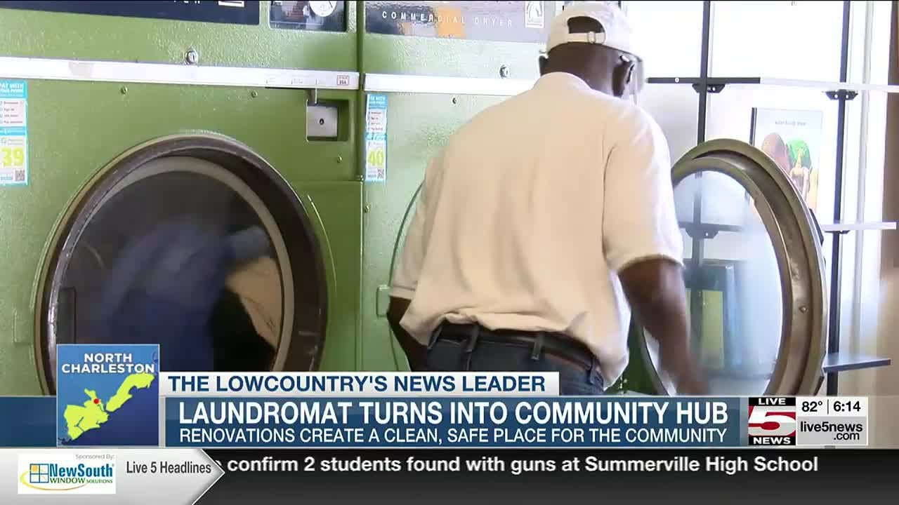 VIDEO Newly transformed North Charleston laundromat community