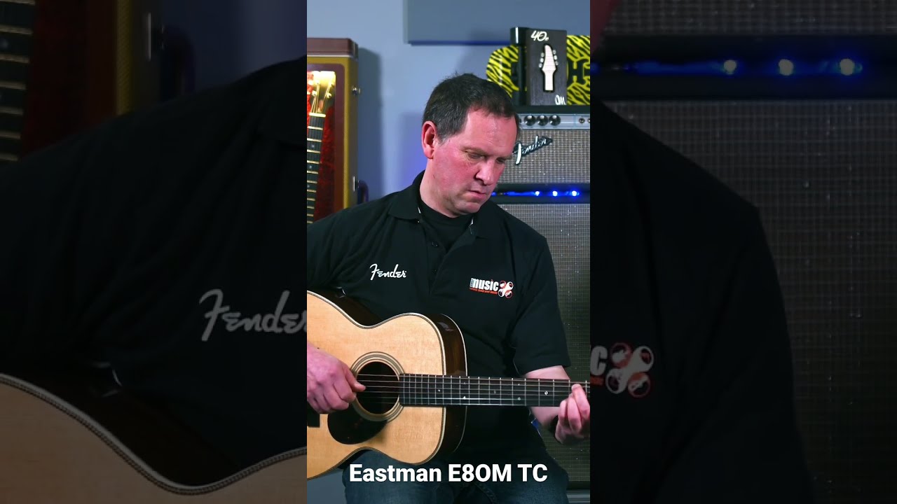 Eastman E8OM-TC - Natural – Righteous Guitars