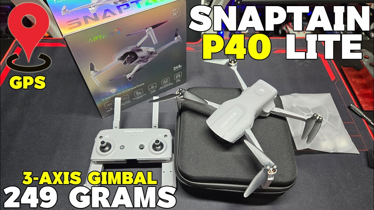 Should DJI Be Worried?? | Snaptain P40 Lite 249g 3-axis Gimbal GPS Mini Drone Overview