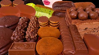 Asmr Mukbangchocolate Party Ice Cream, Mochi, Cake, Maltesers, Tico, Twix 초콜릿 파티 Eating Sounds 먹방